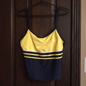 Navy/Yellow tank top